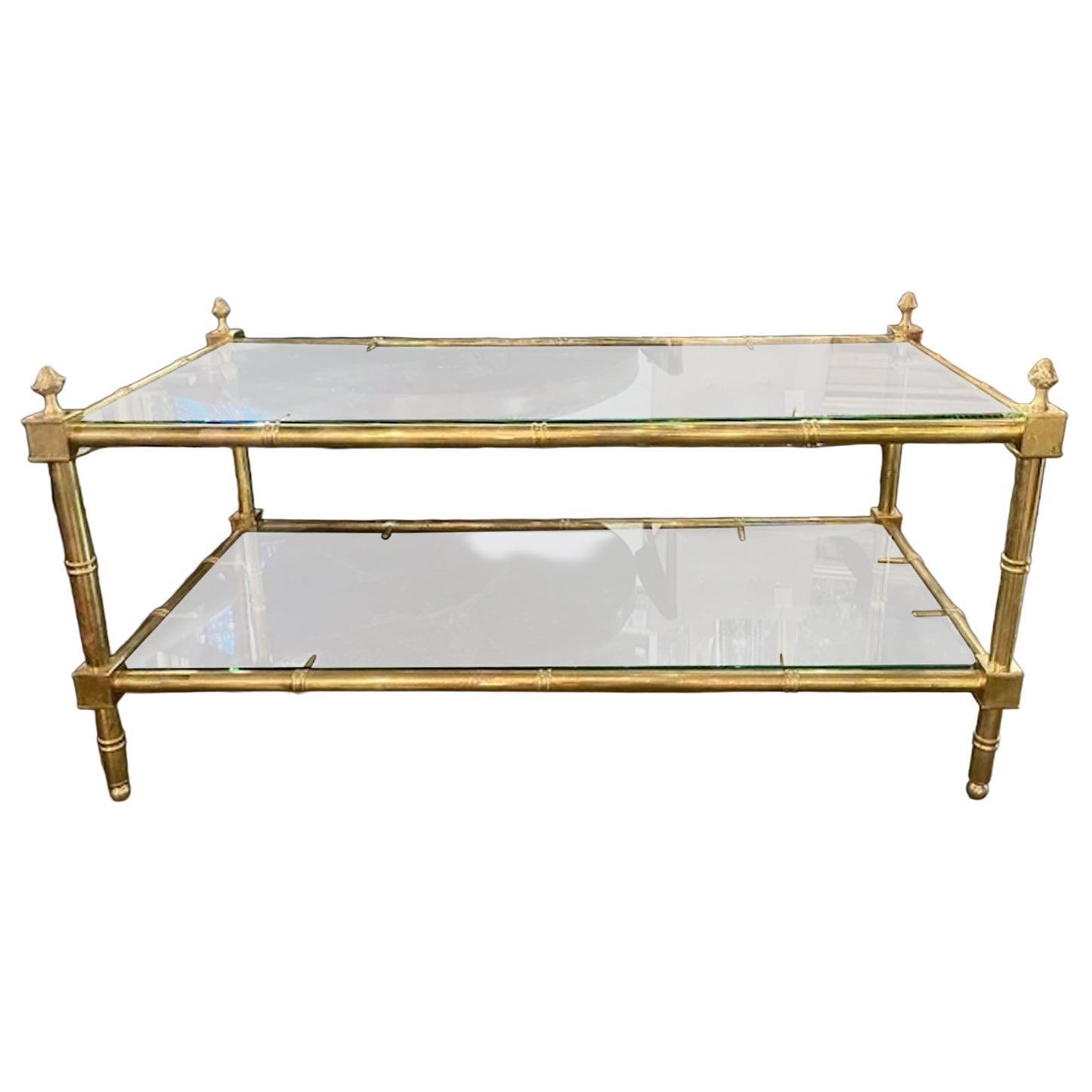 Italian Gilt Brass Coffee Table