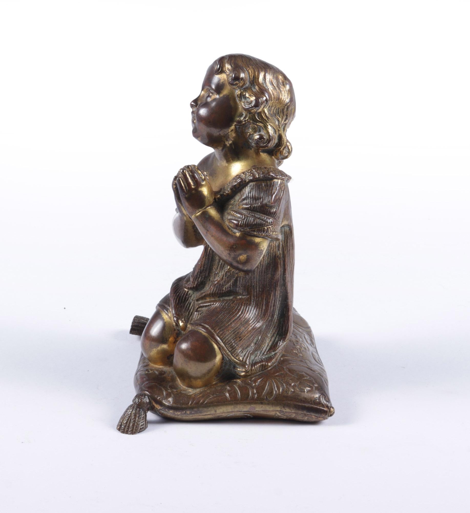 Other Italian Gilt Bronze Cherub, c1860 For Sale