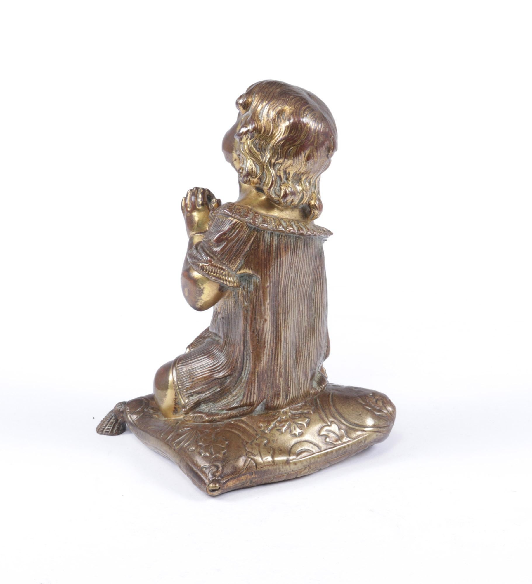 Italian Gilt Bronze Cherub, c1860 For Sale 2