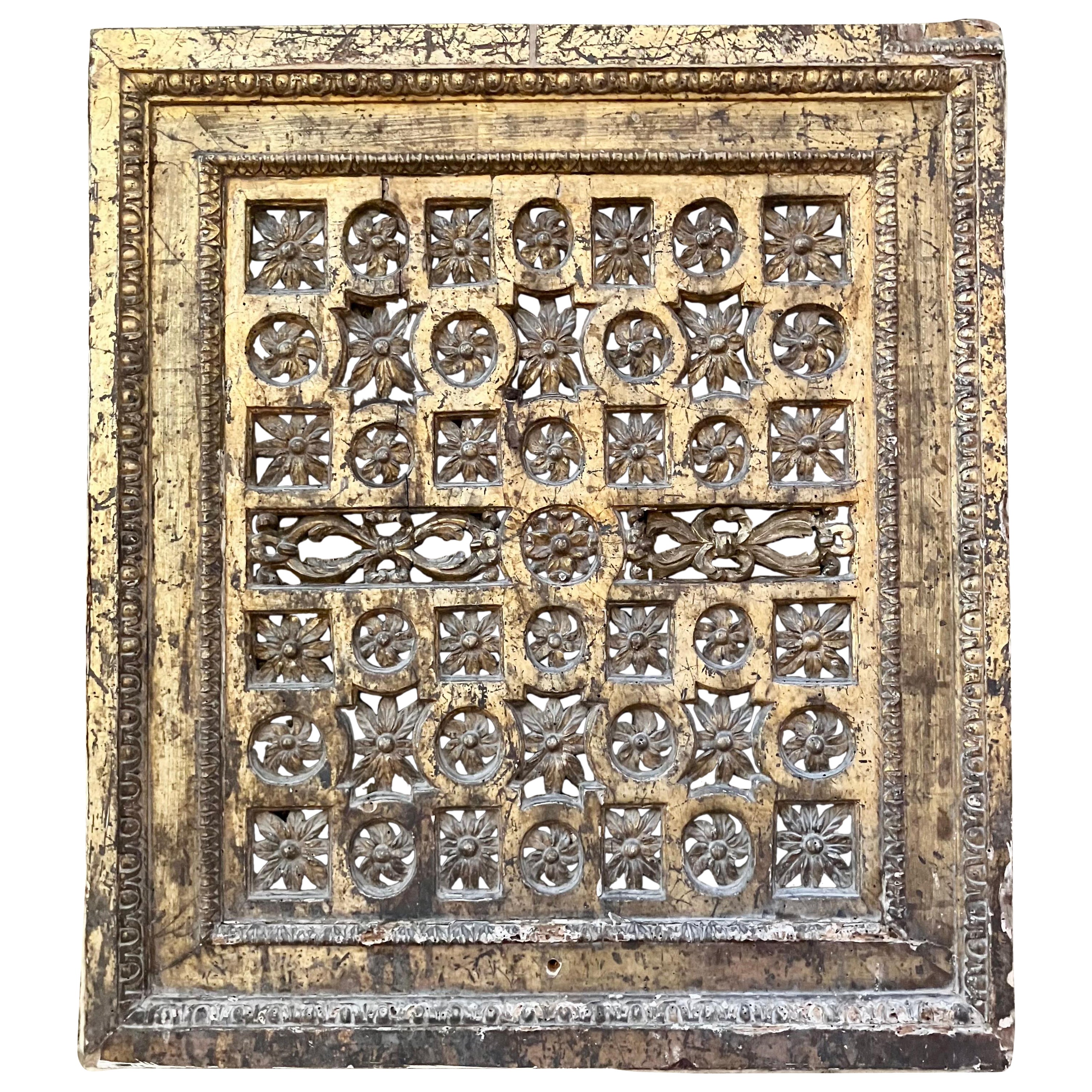 Panel Italiano Tallado Dorado