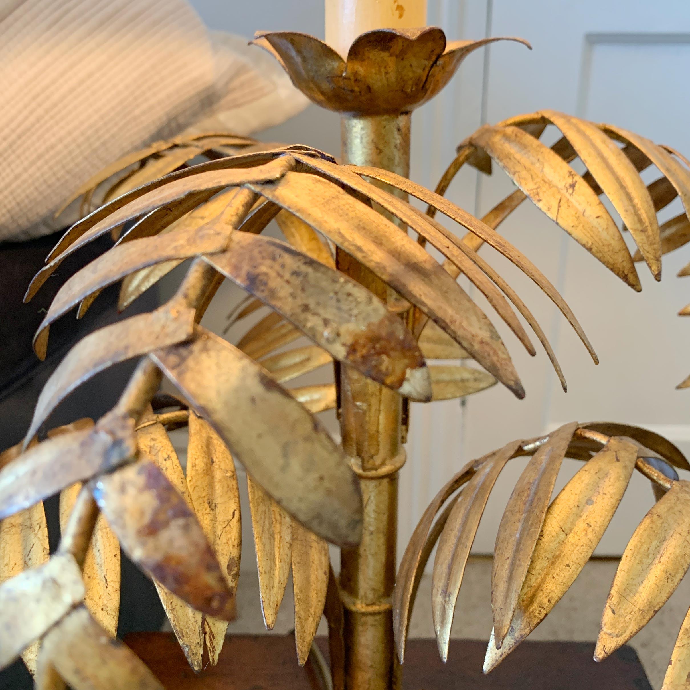 gold bamboo lamp