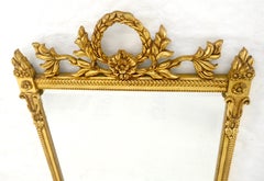 Italian Gilt Gesso Fine Gold Wall Mirror 53x38 Rectangle MINT!