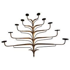 Italian Gilt Iron Candle Sconce