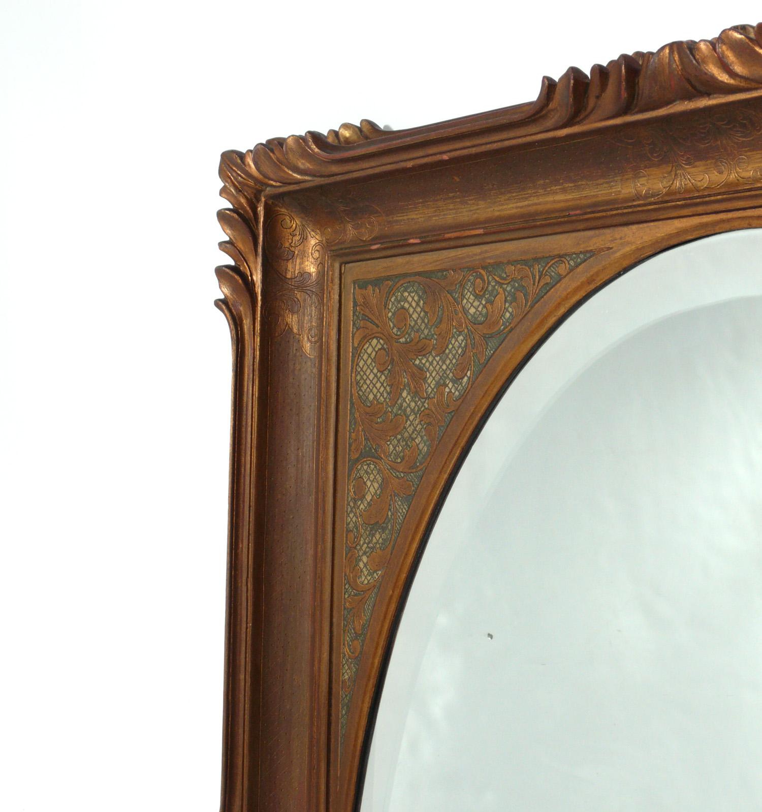 Italian Gilt Mirror In Good Condition For Sale In Atlanta, GA