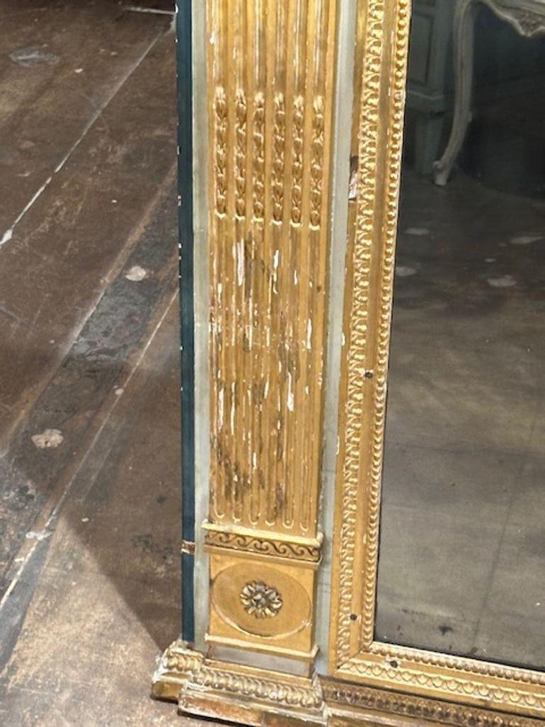 Italian Gilt Mirror From Rome For Sale 3