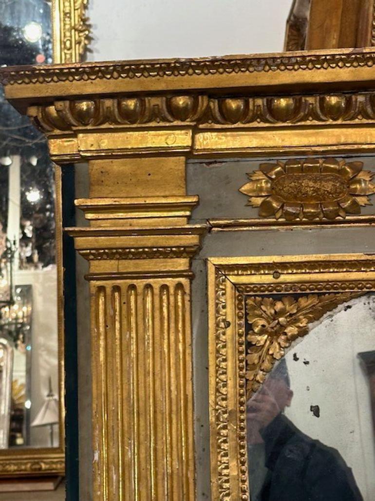 Italienischer vergoldeter Spiegel aus Rom im Angebot 4