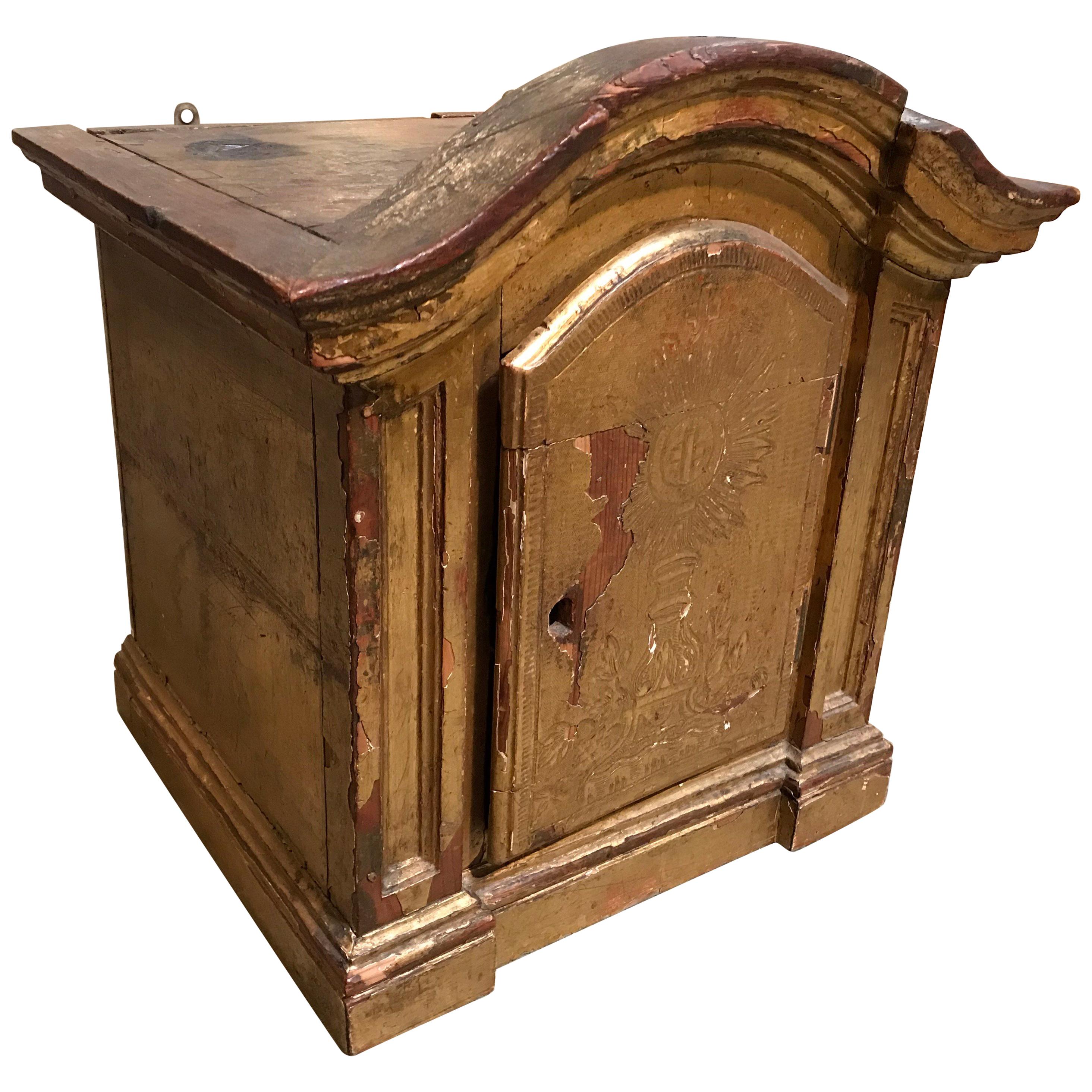 Italian Gilt Reliquary Box