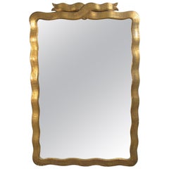 Italian Gilt Ribbon Mirror