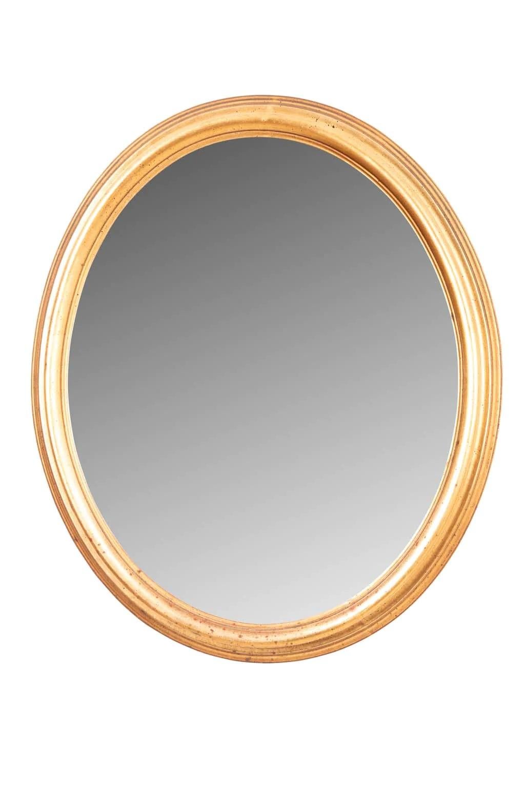 20ième siècle Miroir italien en bois doré en vente