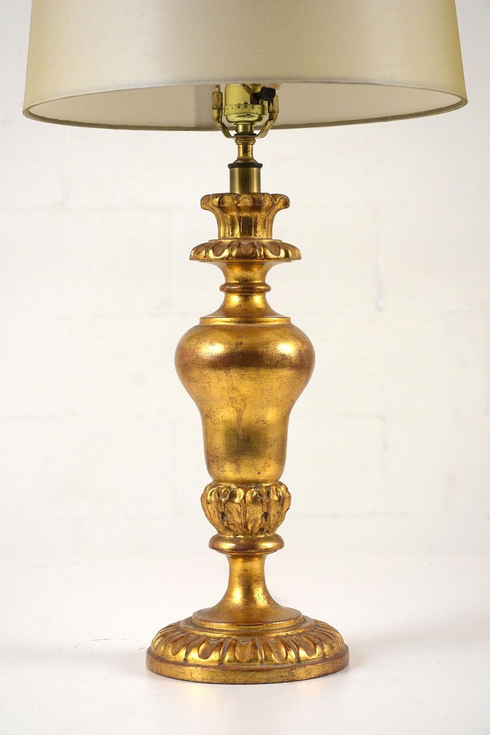 Italian Giltwood Table Lamp (Louis XVI.)