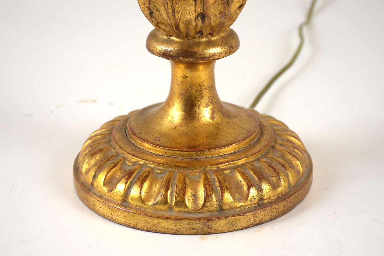 Italian Giltwood Table Lamp (Italienisch)