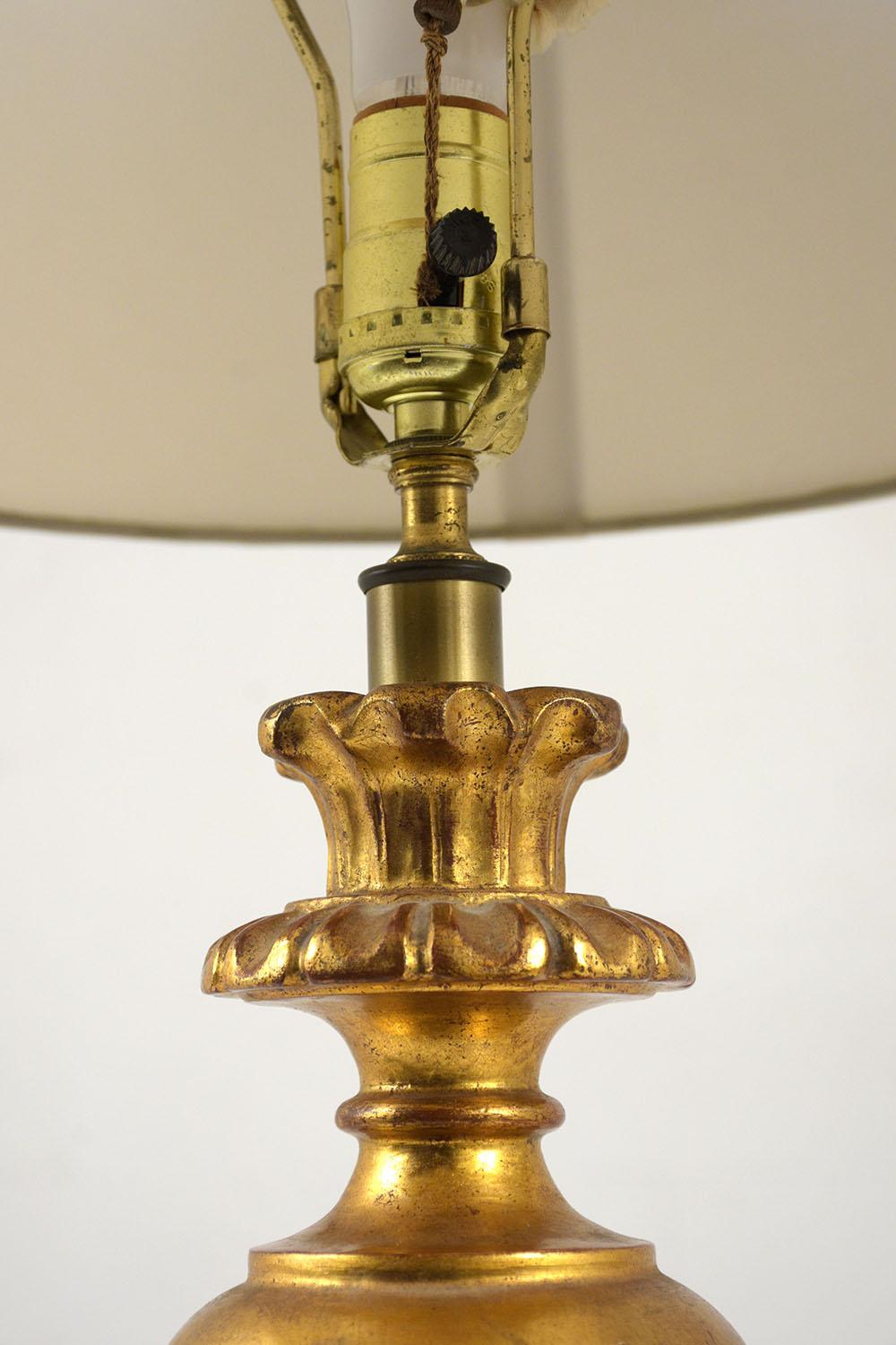 Italian Giltwood Table Lamp (Vergoldet)