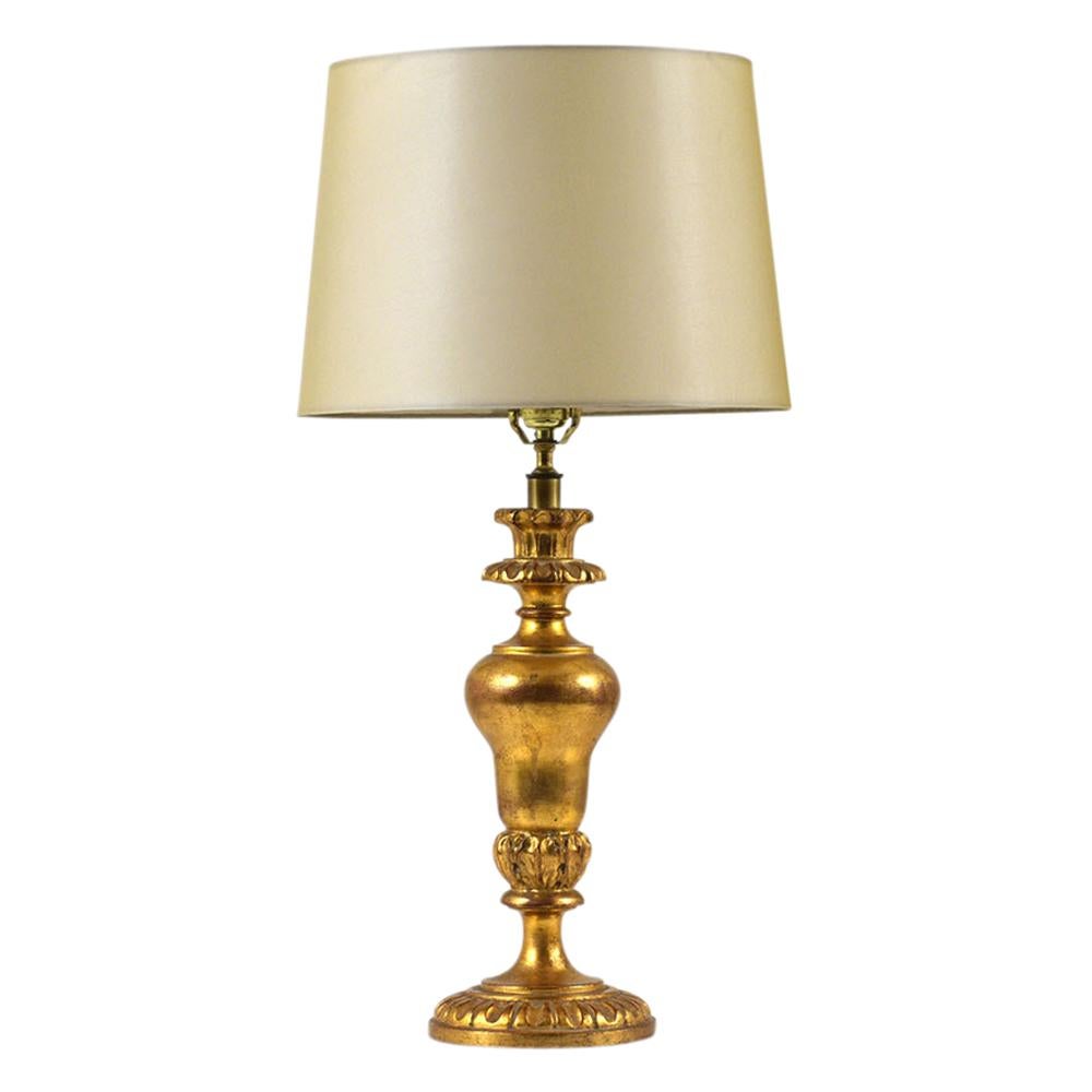 Italian Giltwood Table Lamp
