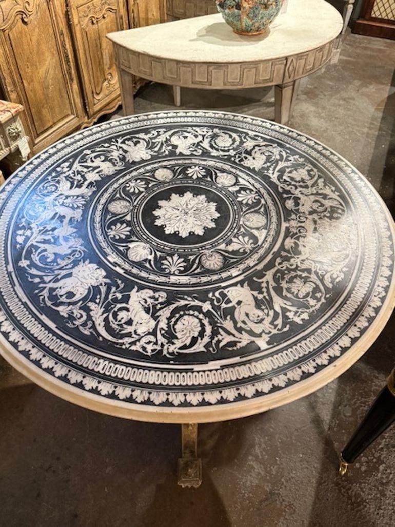 Table centrale en bois doré italien Bon état - En vente à Dallas, TX