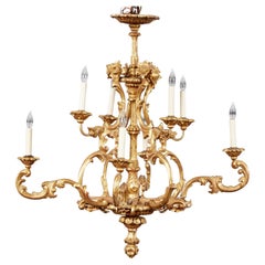 Italian Giltwood Chandelier