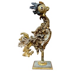 Scultura in frammenti di legno d'orato italiano
