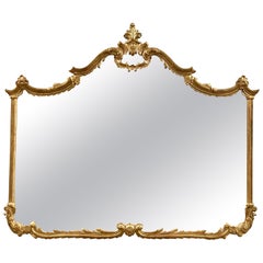 Italian Giltwood Mantel Mirror