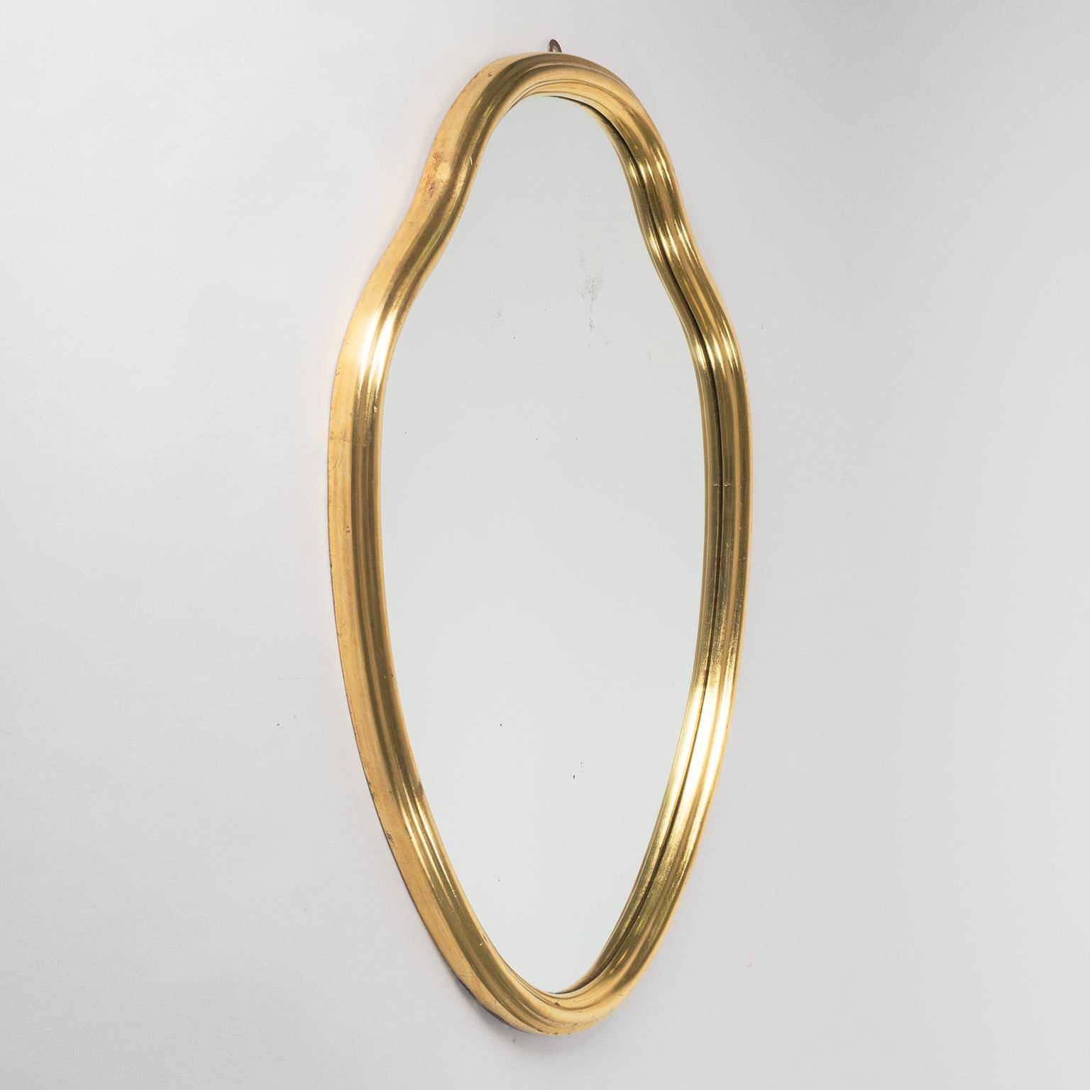 Italian Giltwood Mirror, 1940s In Good Condition In Vienna, AT