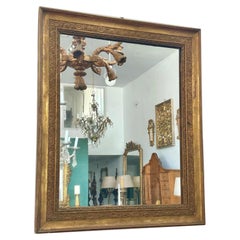 Specchio italiano in legno dorato - CIRCA 1850