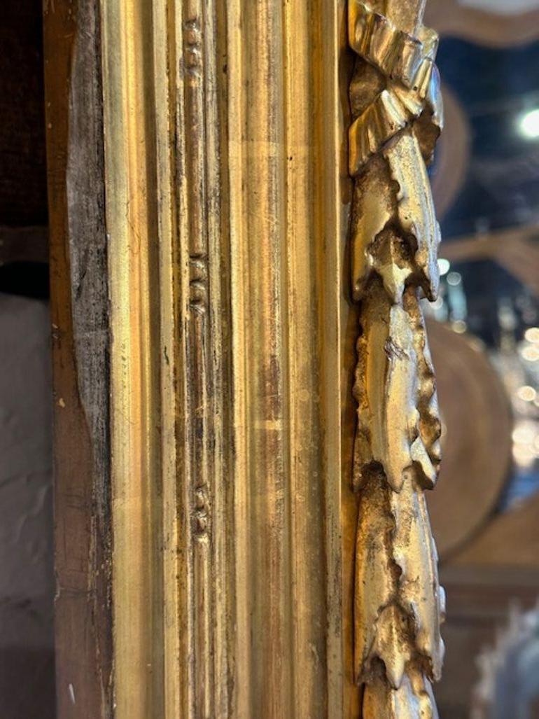 Specchio in legno d'orato italiano in vendita 2