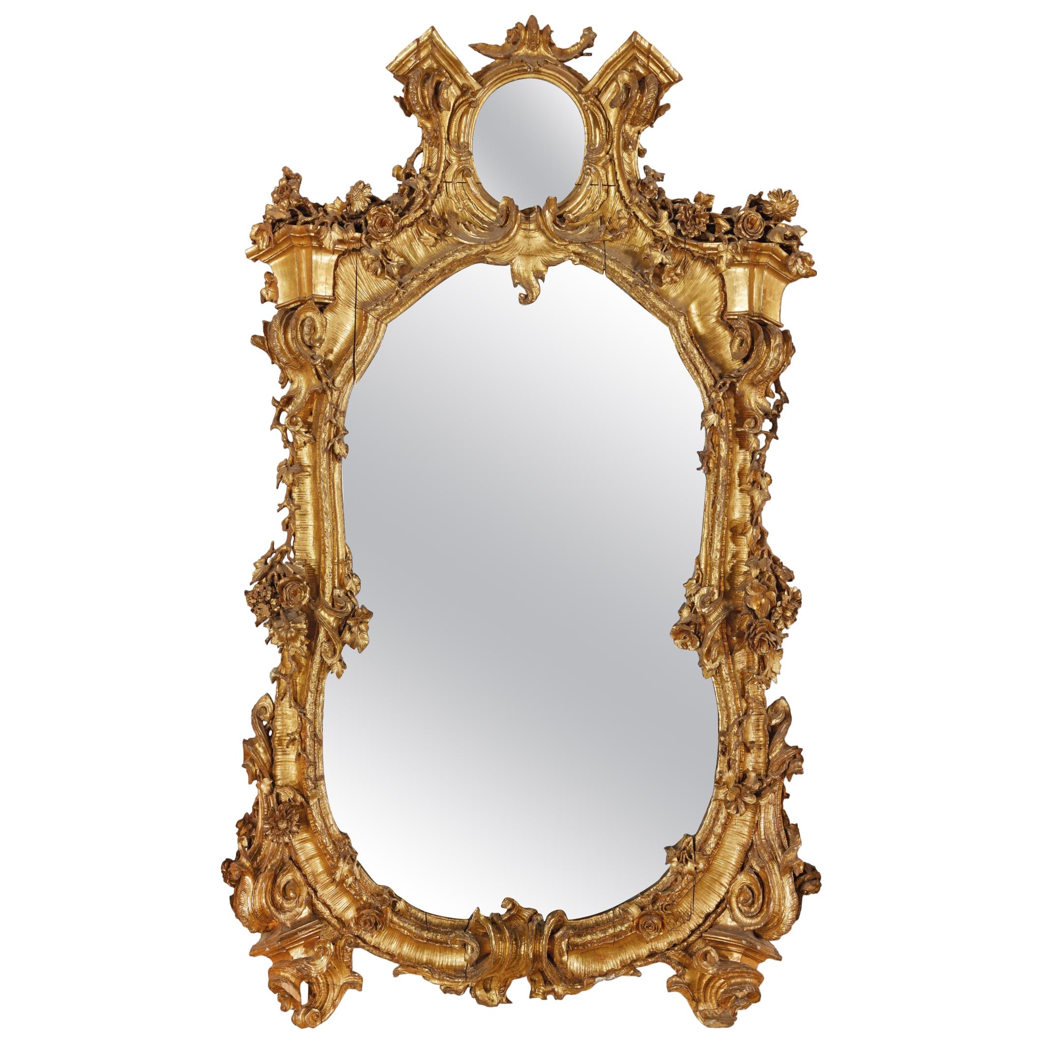 Italian Giltwood Mirror