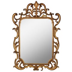 Italian Giltwood Vintage Florentine Mirror