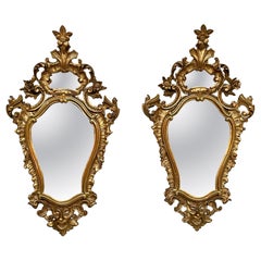 Italian giltwood wall mirrors, 1800s