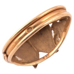 Italian Gimmel/Fede Gold Ring
