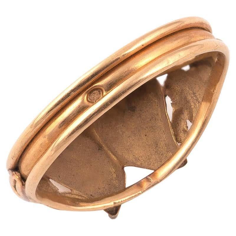 Georgien Bague italienne en or Gimmel/Fede en vente