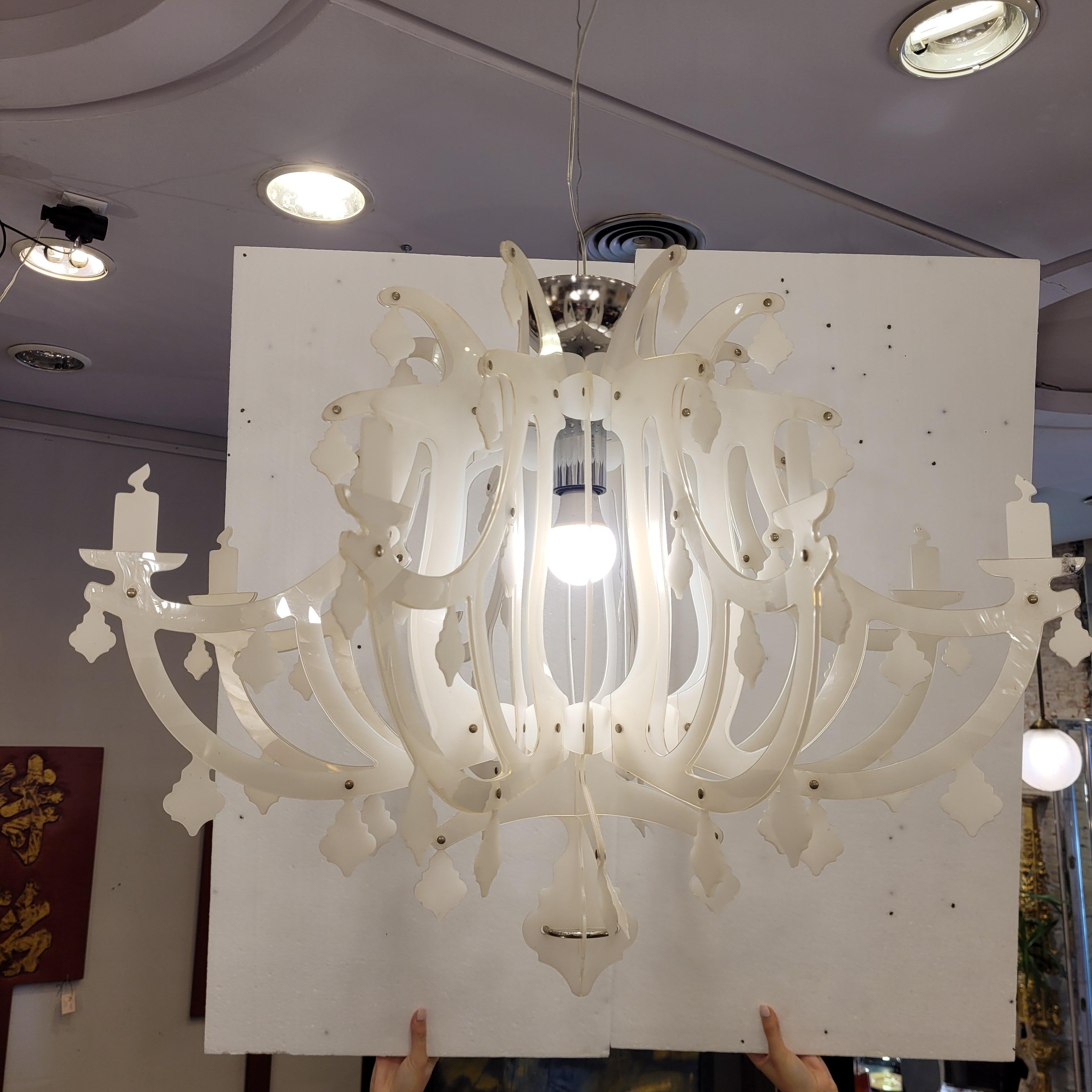 Hand-Crafted Italian Ginetta Lamp, Nigel Coates for Slamp, Lentiflex For Sale