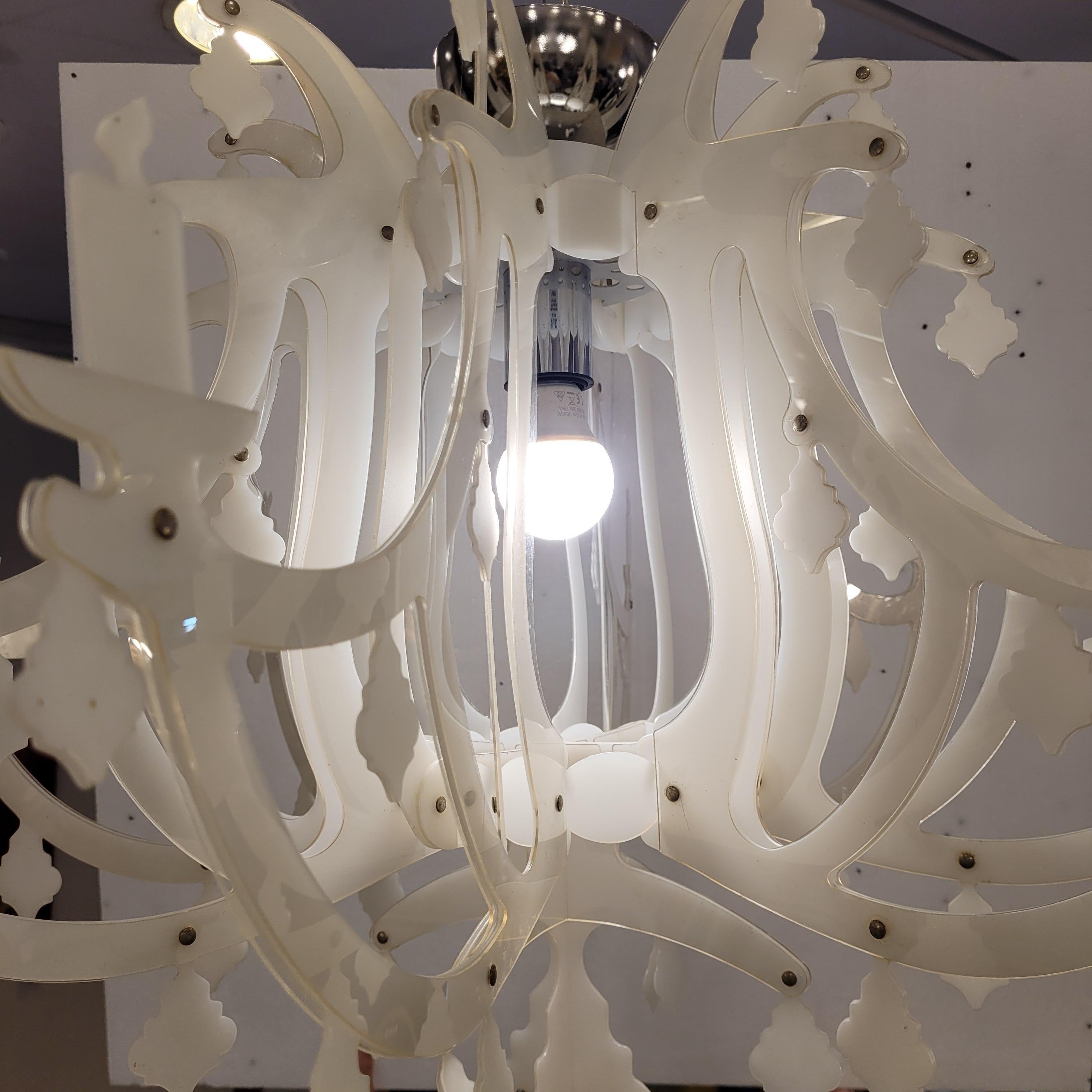 Italian Ginetta Lamp, Nigel Coates for Slamp, Lentiflex In Excellent Condition For Sale In Valladolid, ES