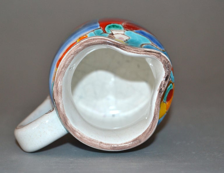 Italian Giovanni DeSimone Hand Painted Art Pottery Decor Milk, Creamer ...