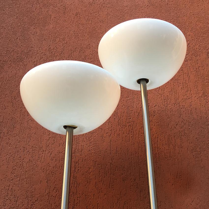 Italienische Stehleuchte aus Glas und Marmor Papavero:: von A. Castiglioni für Flos:: 1964 im Zustand „Gut“ im Angebot in MIlano, IT