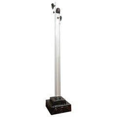 Italian Glass and Overglazed Ceramic Sculptural 1970s Coat Stand