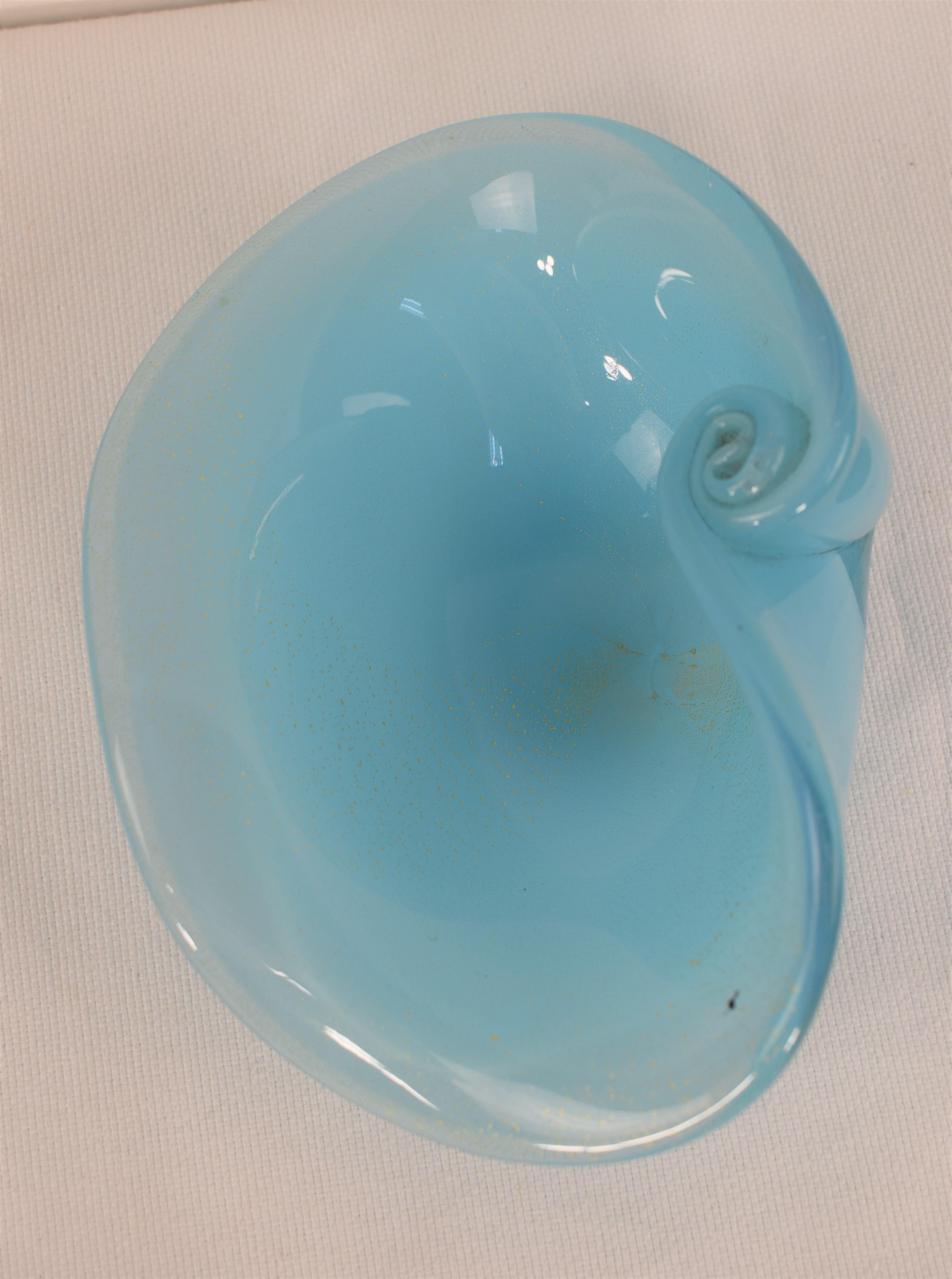 Mid-Century Modern Italian Glass Bowl, Vistosi, 1970s For Sale