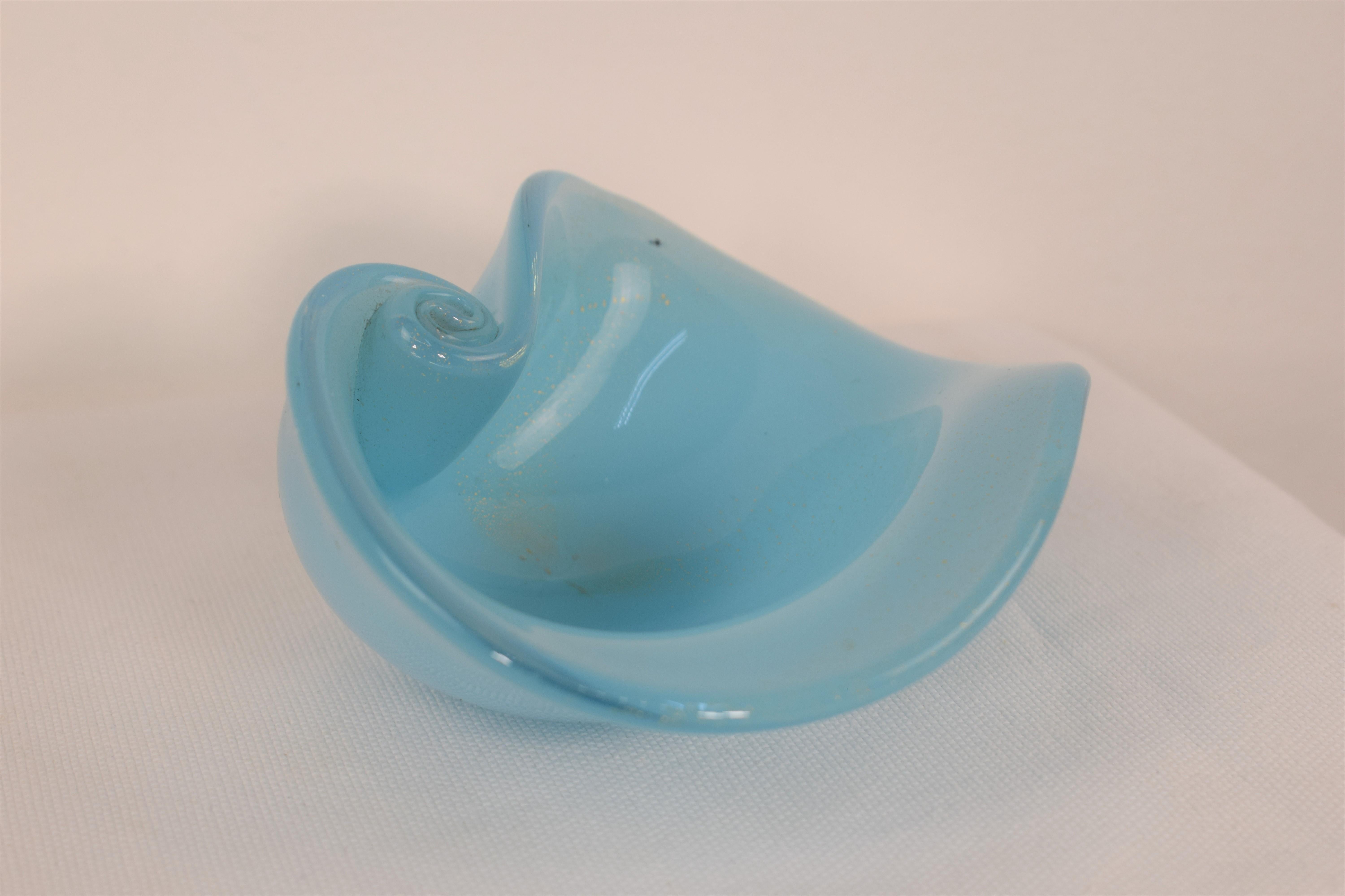 Late 20th Century Italian Glass Bowl, Vistosi, 1970s For Sale