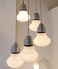 Italian Glass Bulbs Pendant Lamp