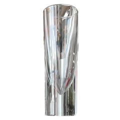 Italian Glass Bullet Shaped Murano Glass Bud Vase