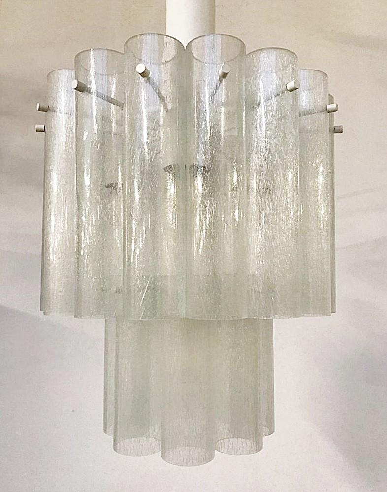 Mid-Century Modern Italian Glass Ceiling Light, 4 Available For Sale