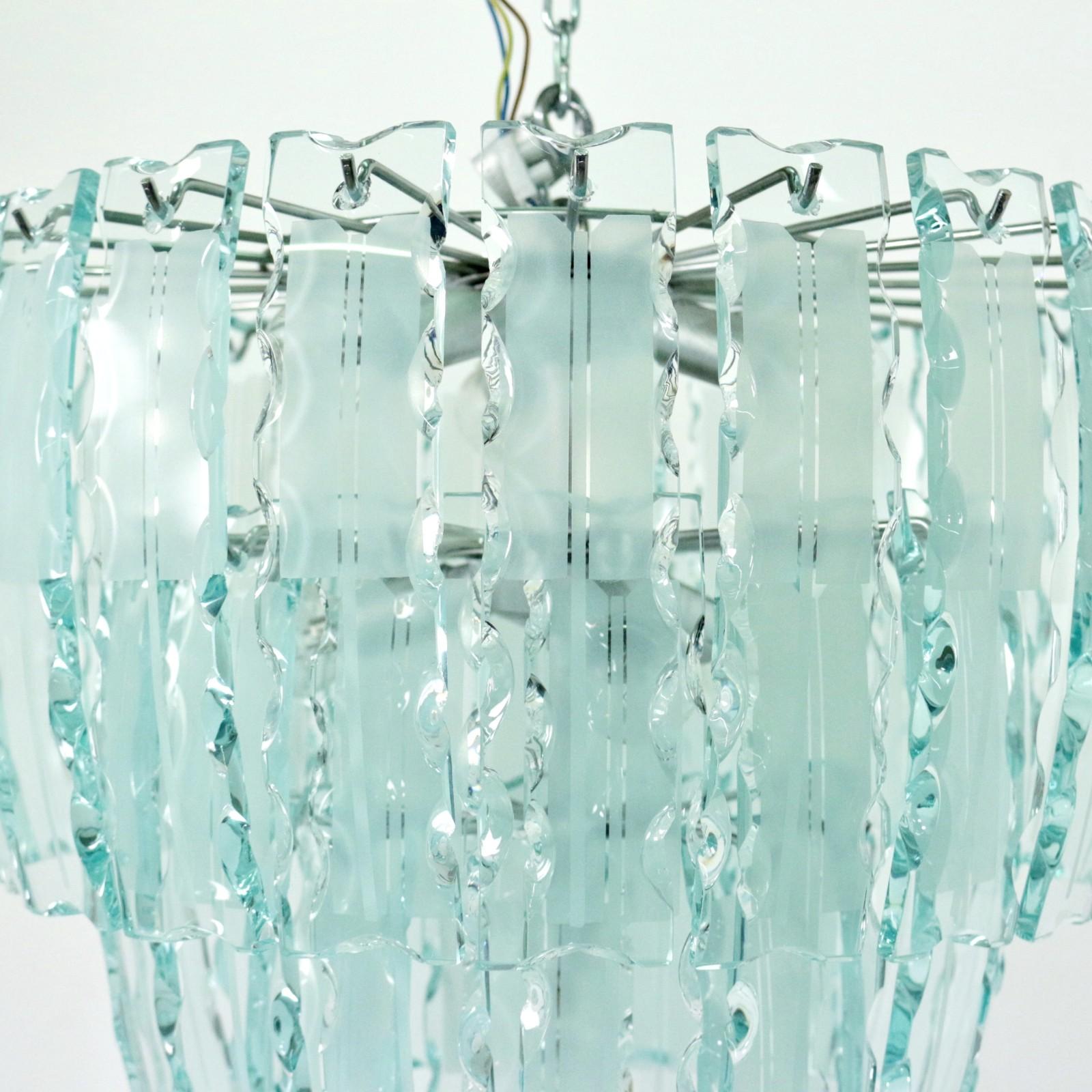 Mid-Century Modern Italian glass chandelier 1960´s