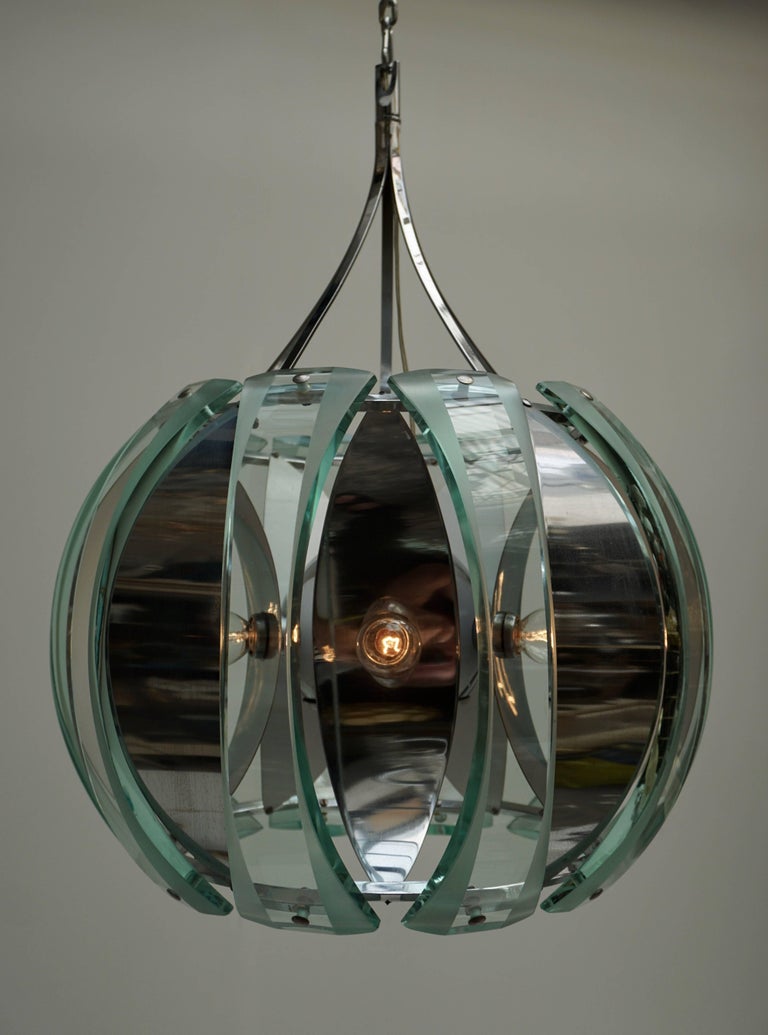 Italian Glass Chandelier For Sale 13