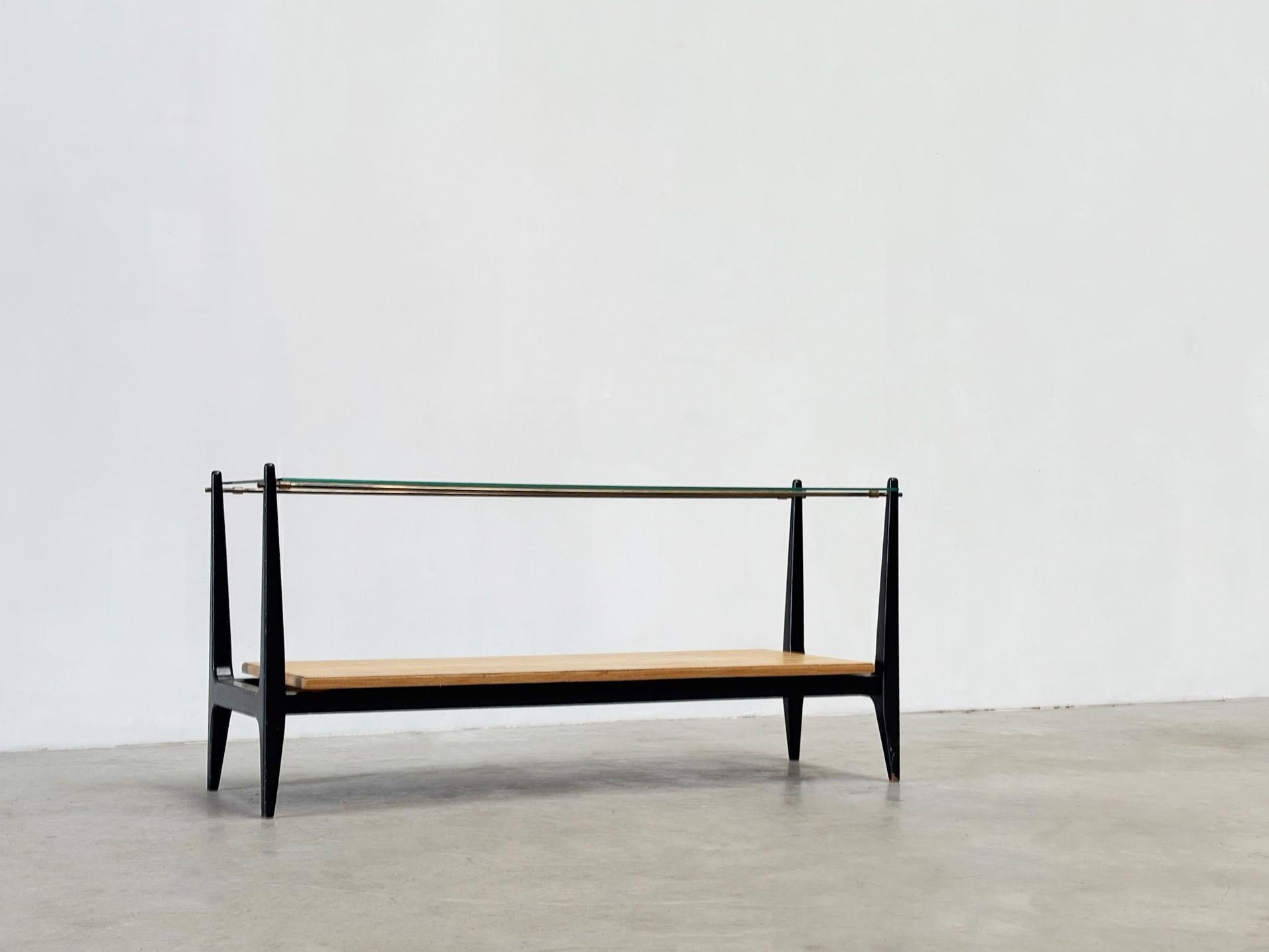 Table basse italienne en verre en vente 6