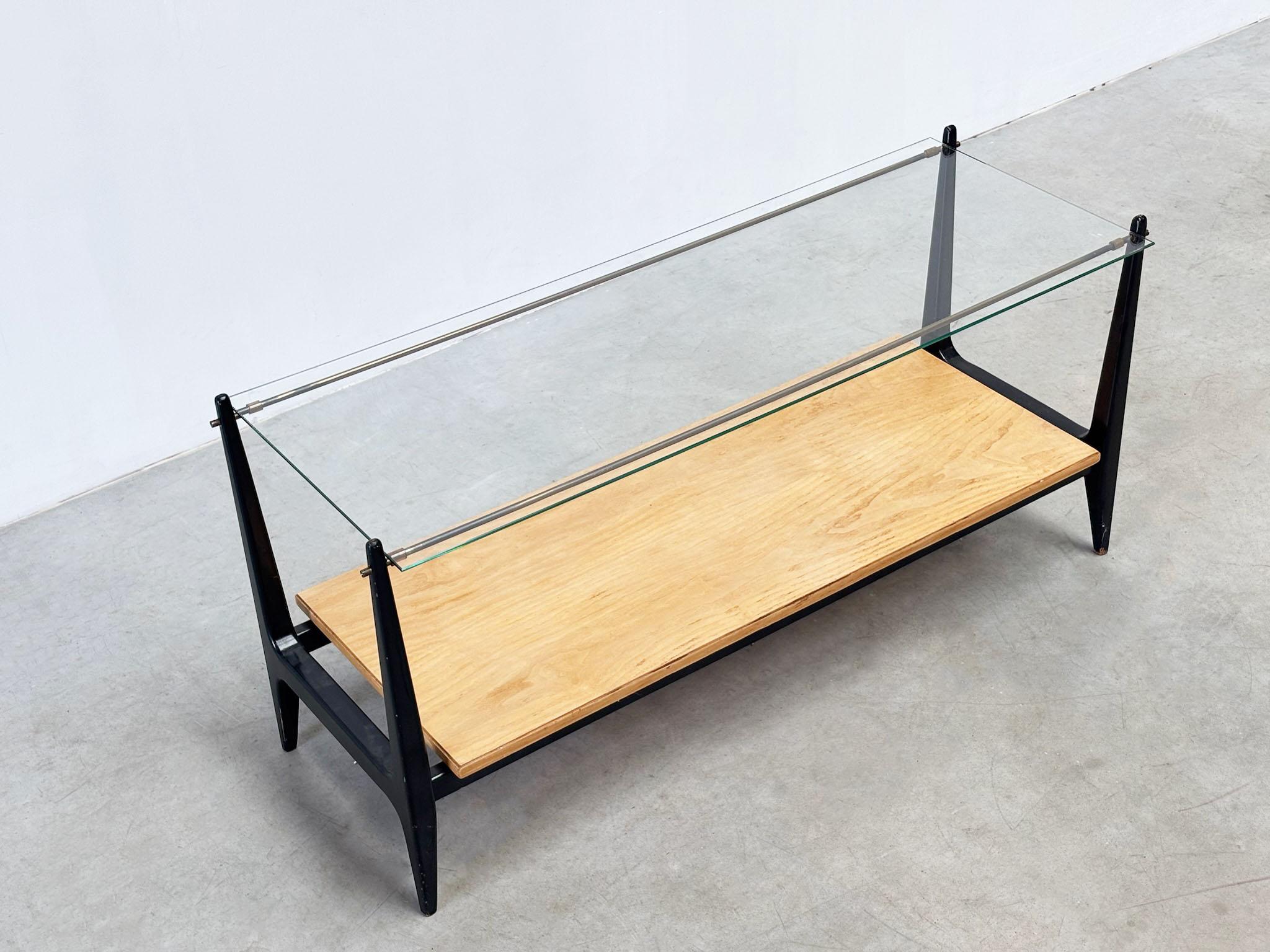 Table basse italienne en verre en vente 8