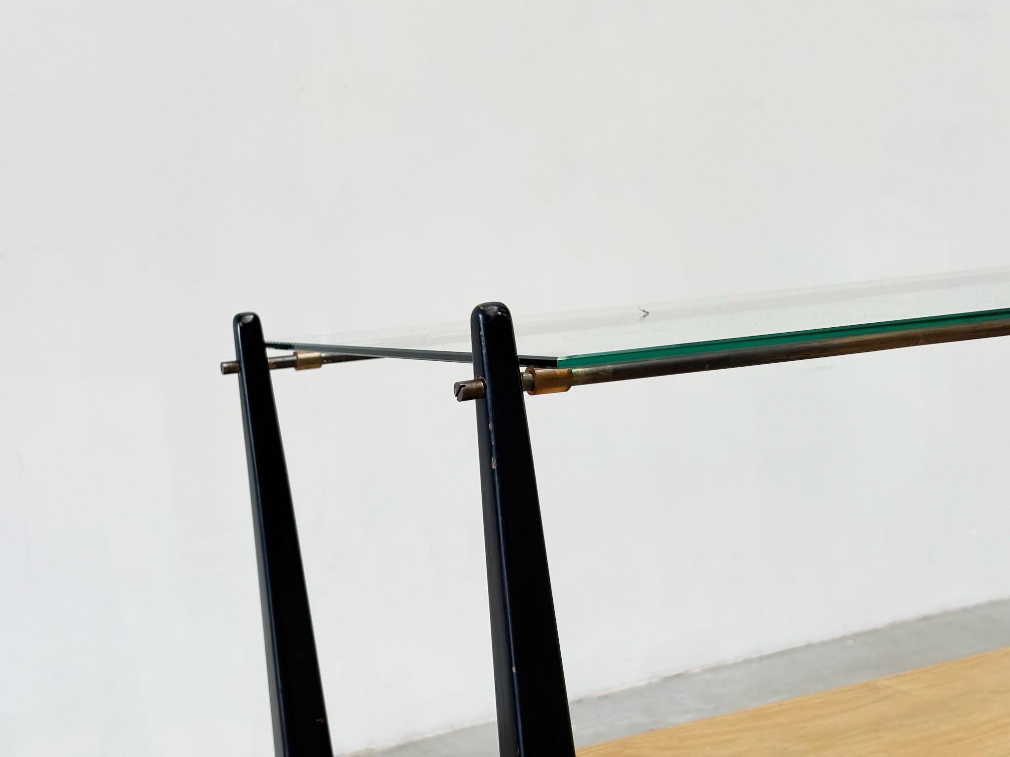 Table basse italienne en verre en vente 1