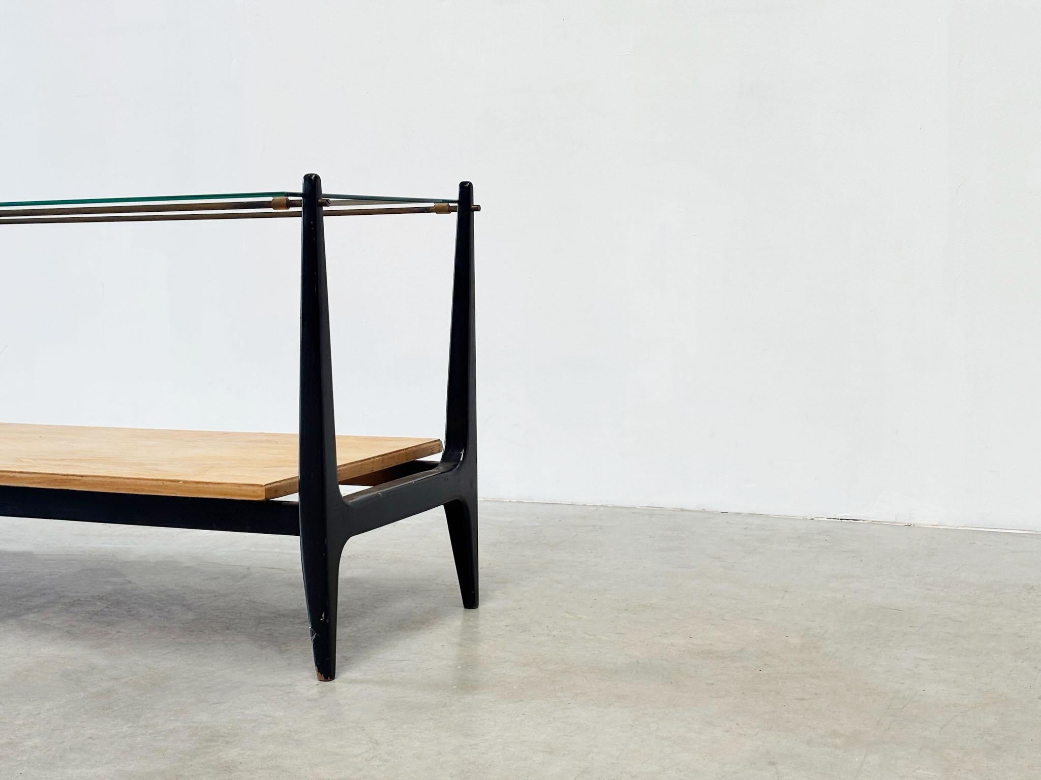 Table basse italienne en verre en vente 4