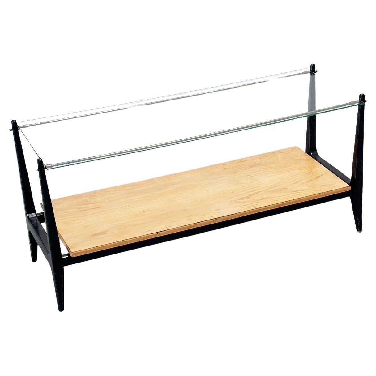 Table basse italienne en verre en vente