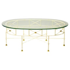 Table basse italienne en verre