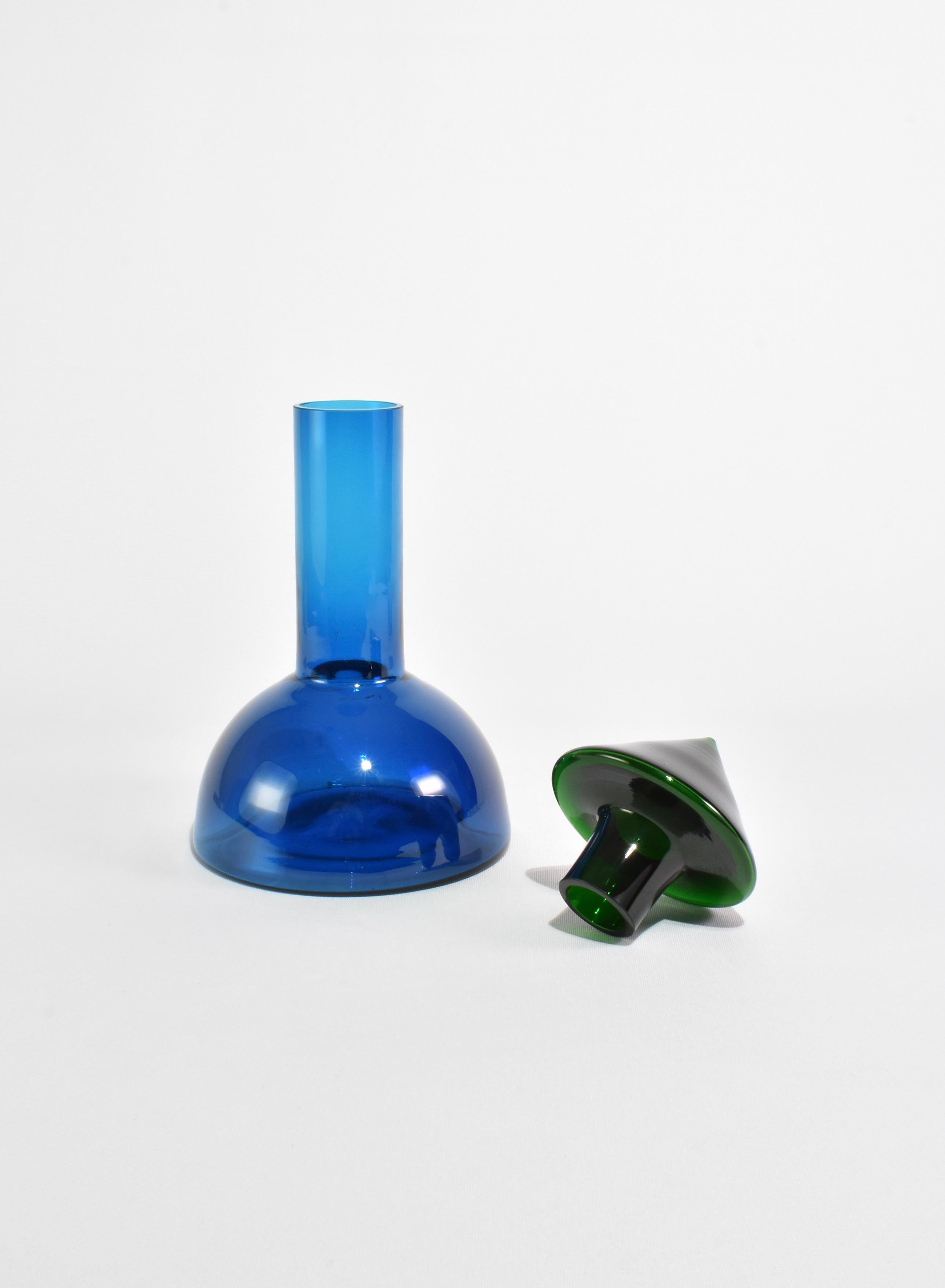 Italian Glass Decanter In Good Condition For Sale In Richmond, VA