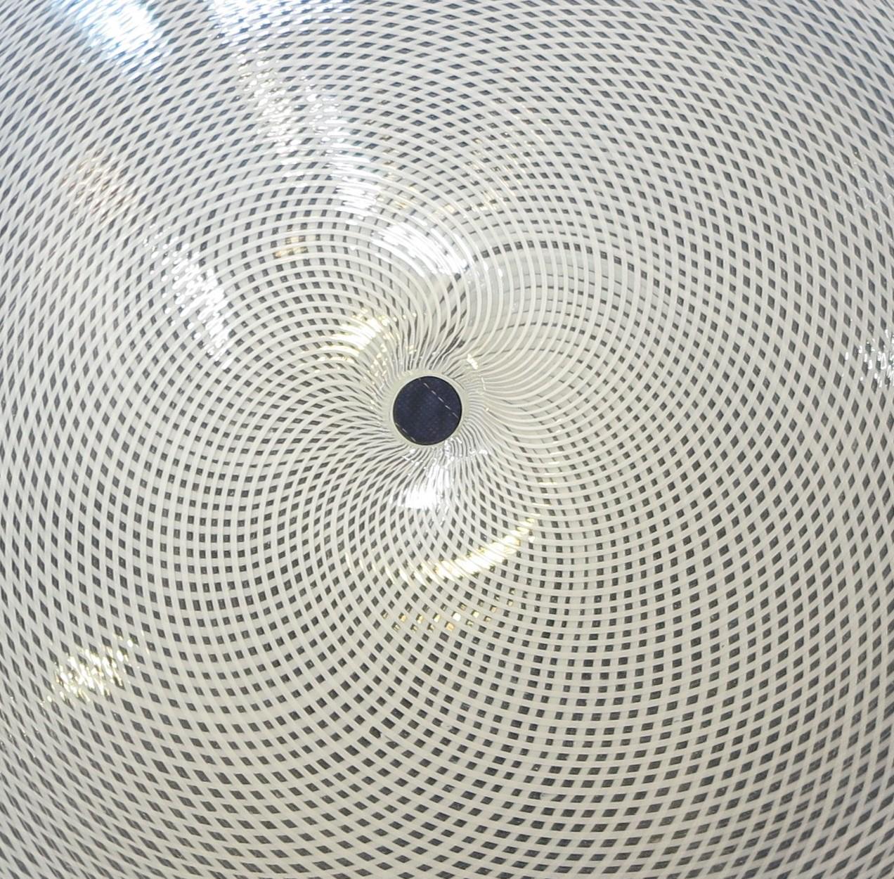 Italian Glass Dome Chandelier Pendant Fontana Arte 1