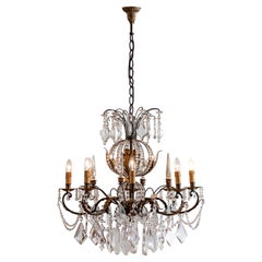 Italian glass drops chandelier